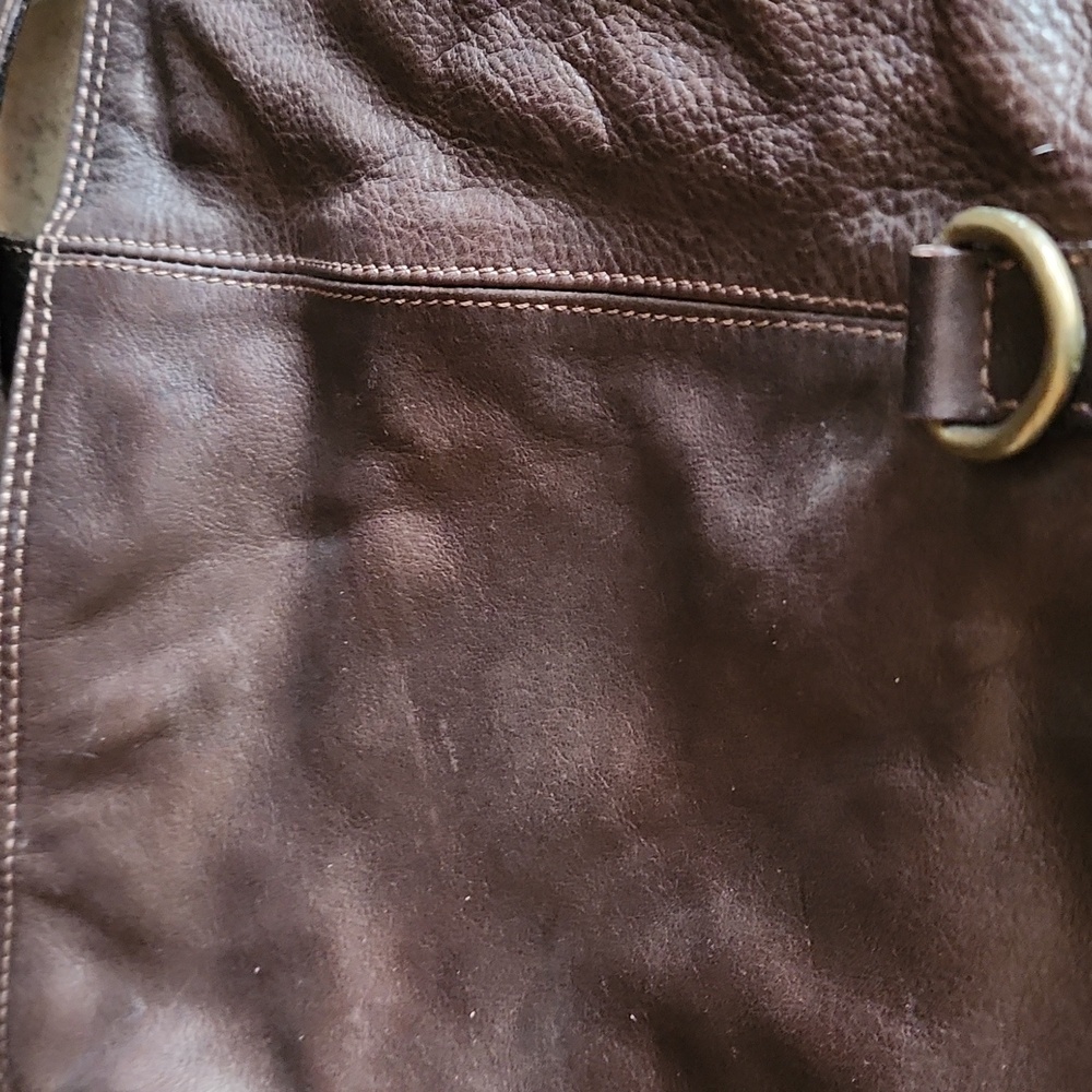 Sundance Made In Italy Brown Leather Shoulder Bag - Picture 12 of 12